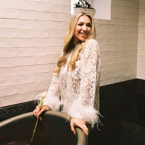 Bon Vivian Bridal Pajamas (worn once)